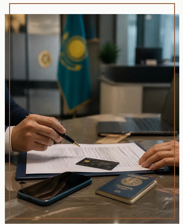 Открытие счета и банковской карты в Казахстане в Горячем Ключе